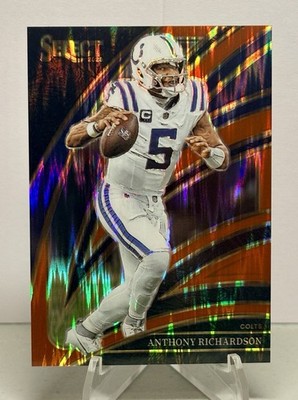 2025 Panini Select - Club Level Anthony Richardson #232 Red Shock Prizm /249
