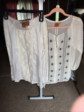 Lot Of 2 Tory Burch Tops Size 2 ..:1540