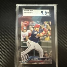 2018 Topps Update Series - Juan Soto #US300 Vertical, Blue Jersey (RC)