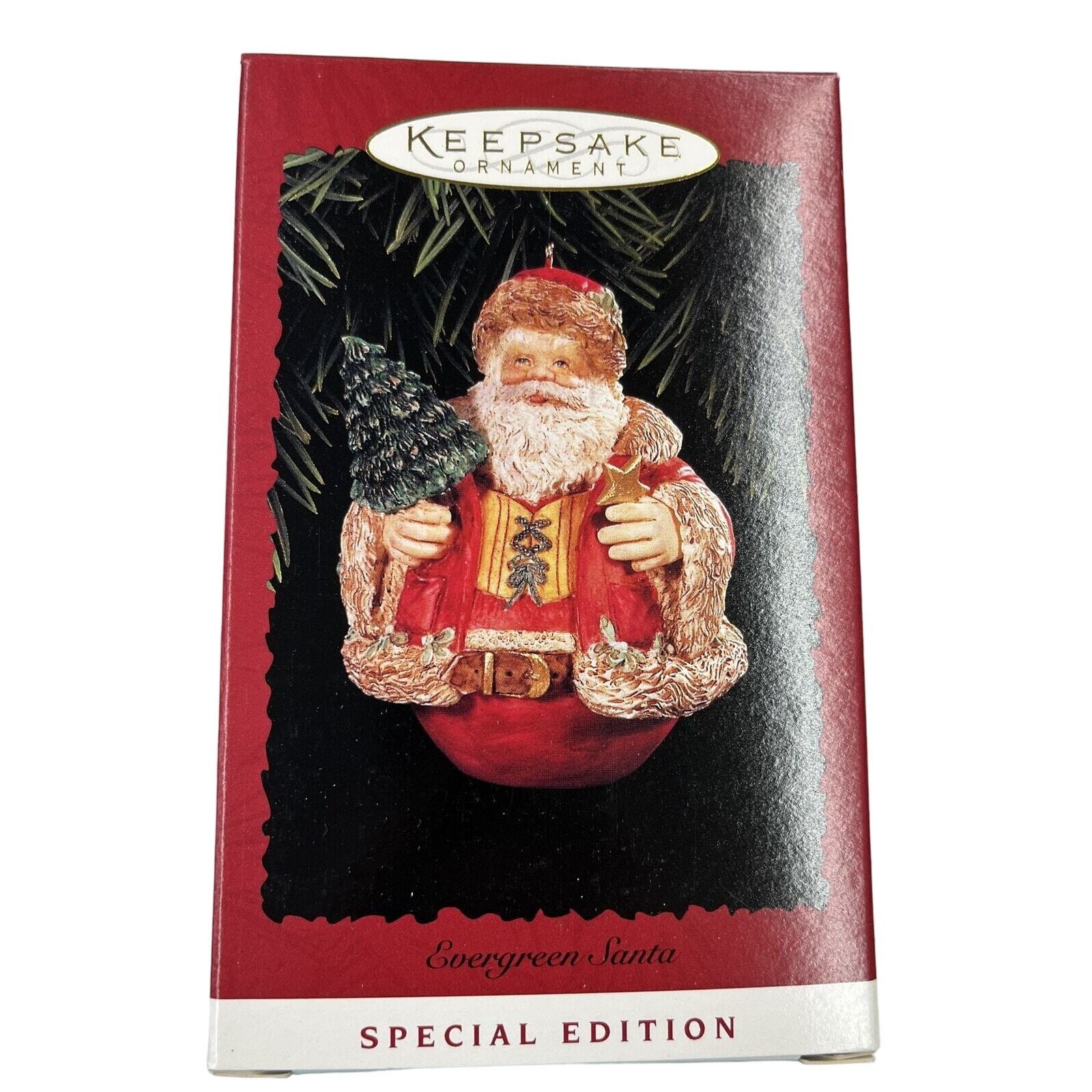 Hallmark Keepsake Evergreen Santa Limited Edition Christmas Ornament