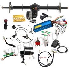 36V 1000W Differential Motor 40" Rear Axle Kit for Go kart ATV Quad Buggy Cart