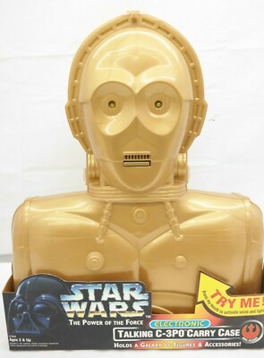 Star Wars Power of the Force Electronic Talking C-3PO Carry Case  TY