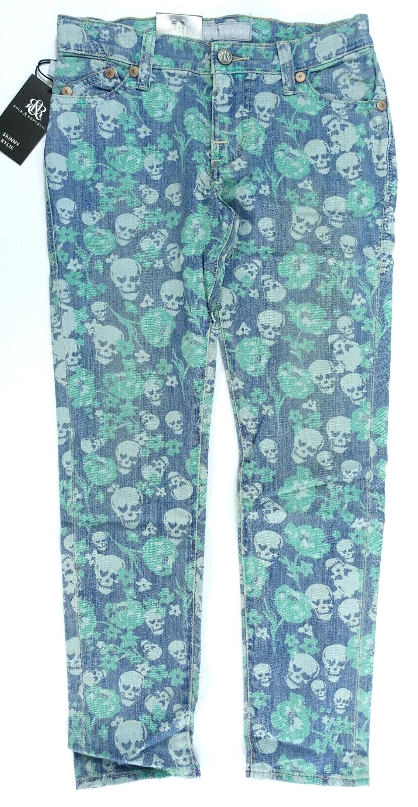 Girls 14 Rylie Skulls Stretch Adjustable Waist $58
