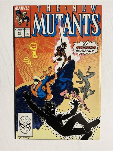 New Mutants #83 (1989) 8.0 VF Marvel High Grade Comic Book Copper Age