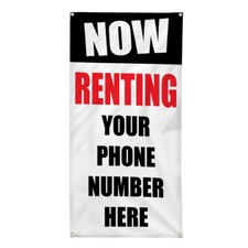 Vertical Vinyl Banner Multiple Sizes Business Weatherproof Industrial Yard Signs