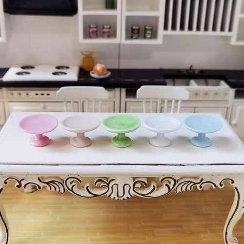 1:12 Dollhouse Miniature Dessert Pan Cake Stand Fruit Tray Doll Kitchen Decor MM - Imagen 10 de 13