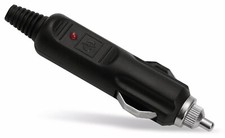 PKW  / LKW Zigarettenanz&uuml;nder-Stecker 12V 24V mit Roter LED Sicherung 3A Adapter