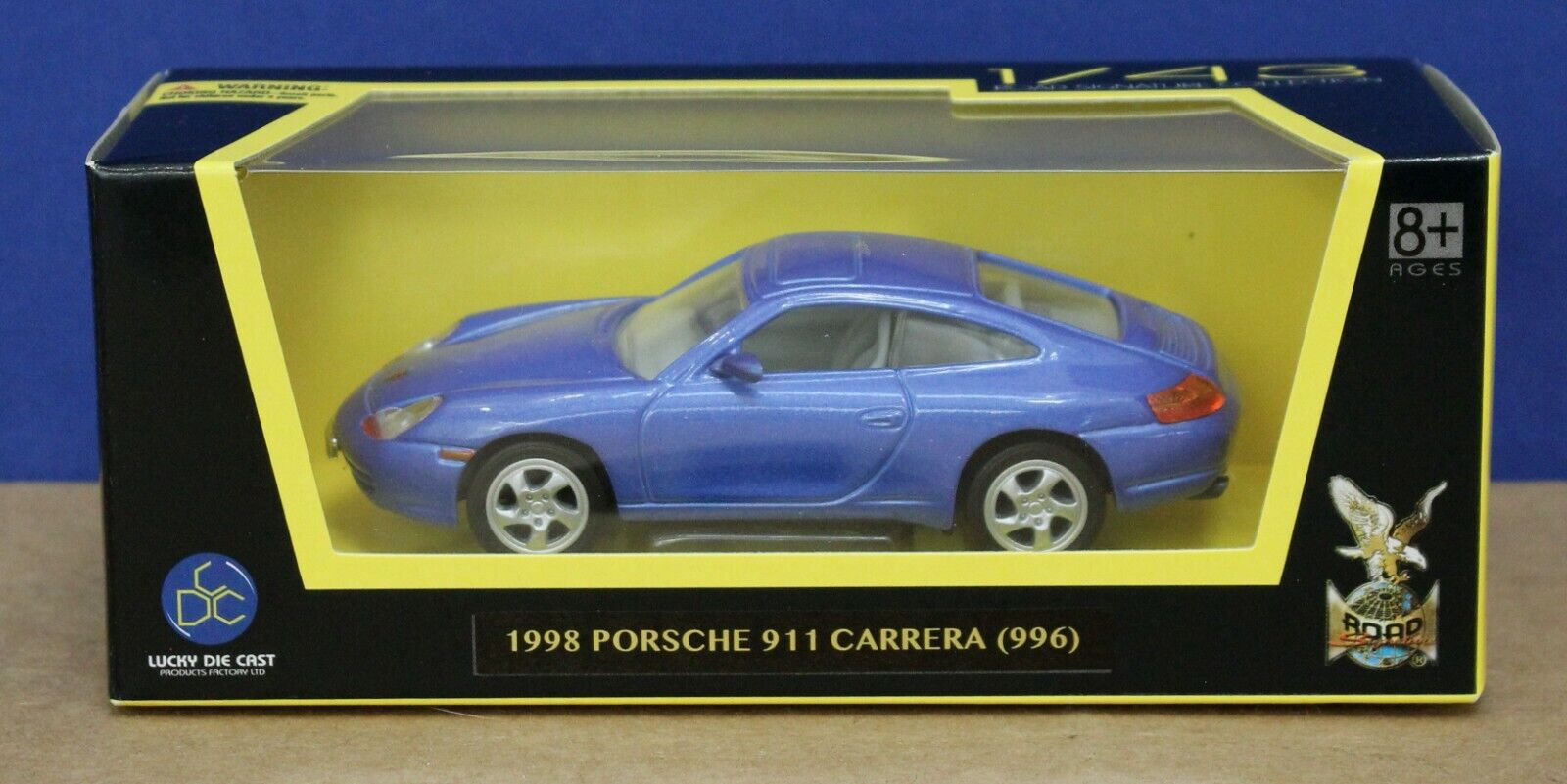 Lucky 94221 Road Signature 1998 Porsche 911 Carrera (996) 1:43 Mint/ Box Blue