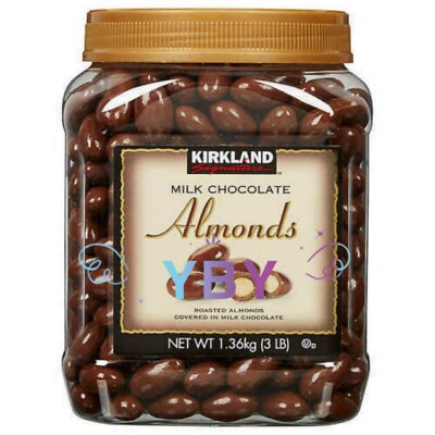 Kirkland Signature Milk Chocolate Covered Almonds 3 LB 