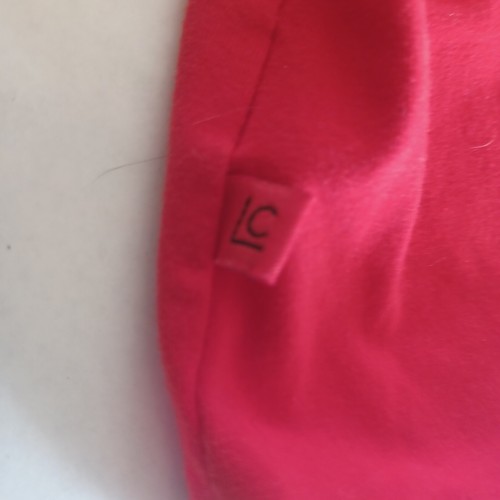 Liz Claiborne rotes Oberteil mit Knöpfen auf den Ärmeln Größe S in toller Form - Bild 5 von 6