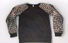 Extremely Me, Black Foil Pullover, Girls Size 14/16