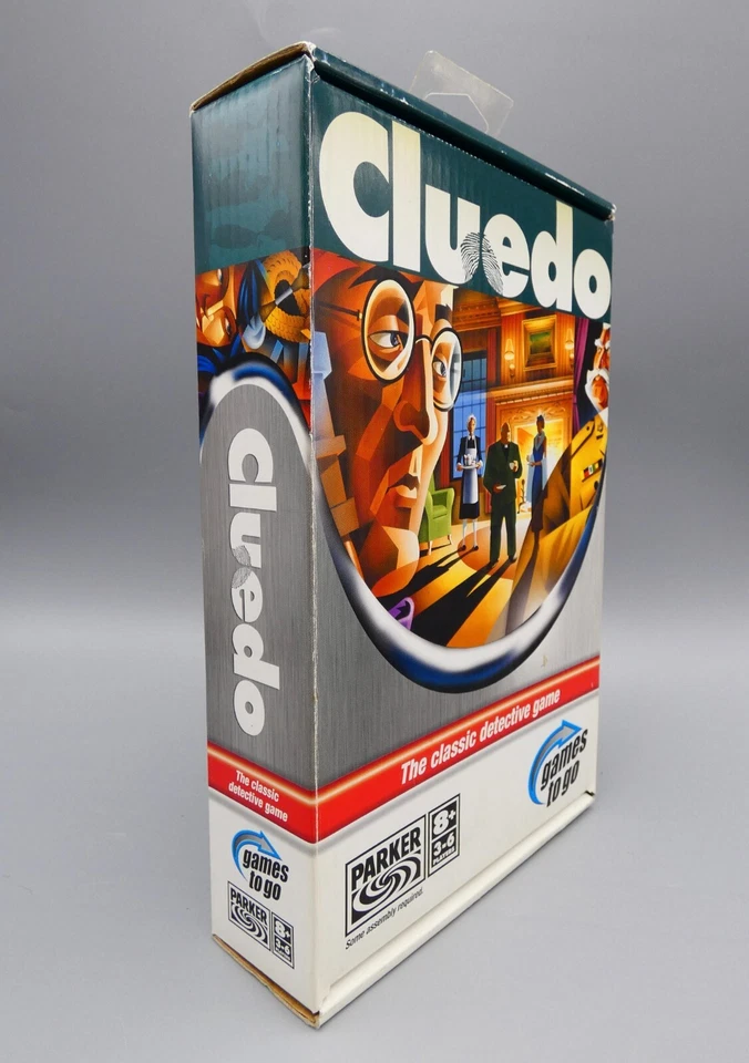 CLUEDO Detective Board Game To Go by Parker - Travel Version (8+) ~ Complete - Image 3 of 4