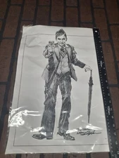 Gotham Penguin Art Neal Adams Signed Print DC Television Comic 