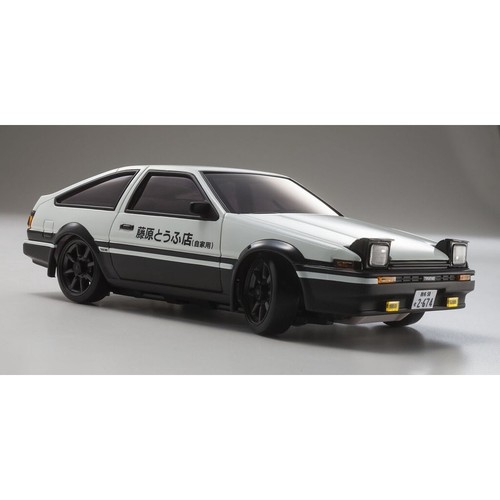 Kyosho 32635WBK MINI-Z AWD Toyota Sprinter Trueno AE86 White RTR Touring Car - Picture 2 of 2