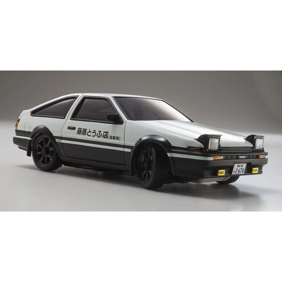 Kyosho 32635WBK MINI-Z AWD Toyota Sprinter Trueno AE86 White RTR Touring Car - Image 2 of 2