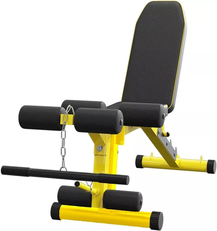 Utility Weight Bench with Leg Extension Multi Position Adjustable