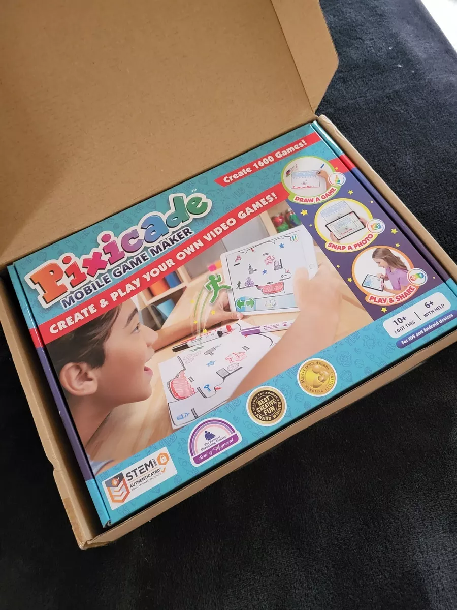 Pixicade mobile game maker, Award Winning STEM Toys for Ages 6 - 12+