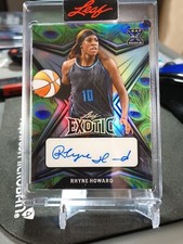 2022-23 Leaf Exotic Peacock Rhyne Howard RC Rookie AUTOGRAPH 6/7