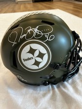 Jerome Bettis Pittsburgh Steelers Signed STS Authentic Speed Helmet Beckett Cert