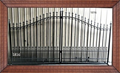 #ad On Sale #1816 Steel Iron Metal Driveway Gate 12 14#x27; Home Residential Security $1750.00