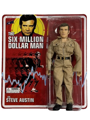 1/6 THE SIX MILLION DOLLAR BIONIC MAN Supermad Toys Rare With