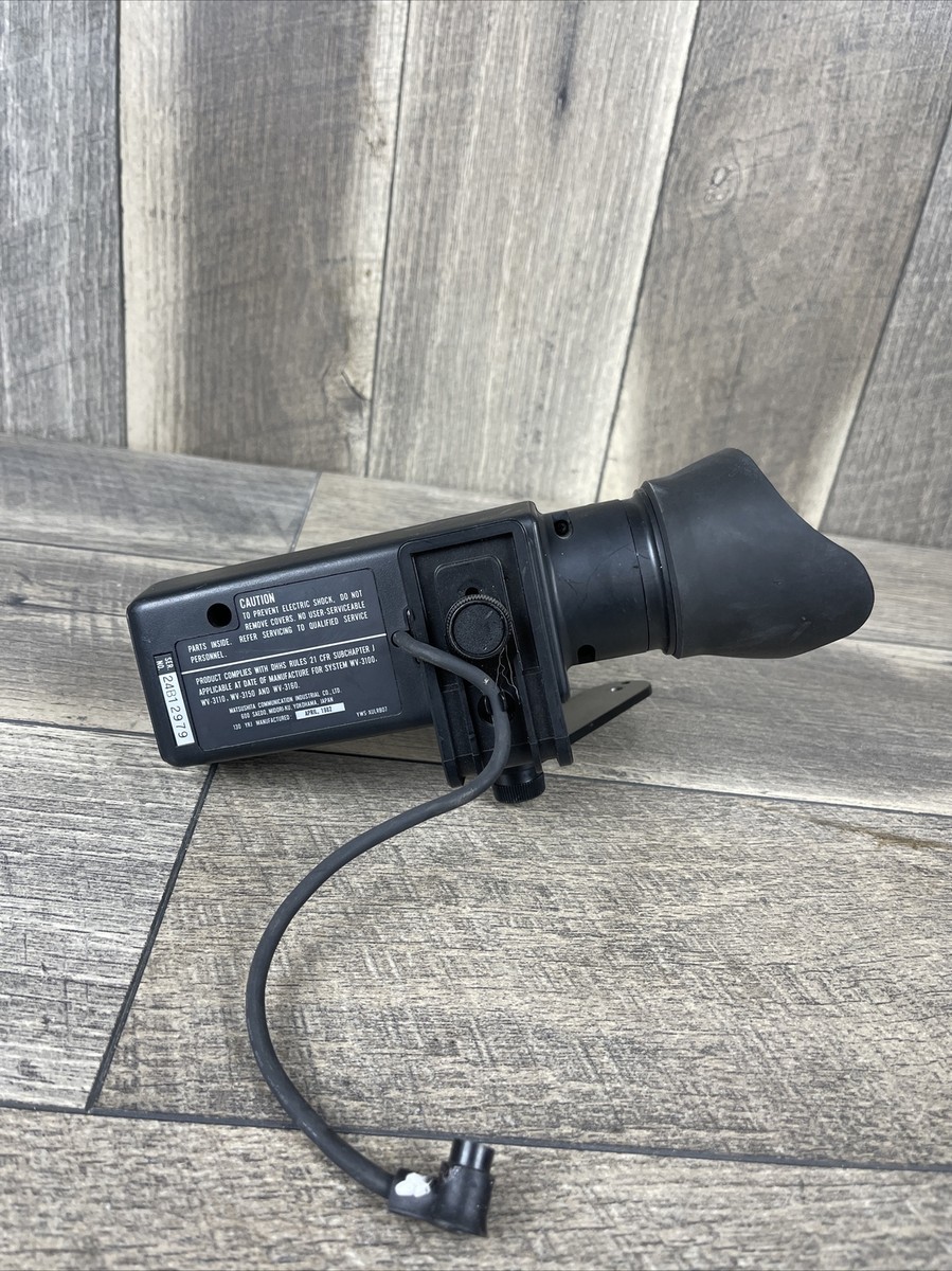 Untested Panasonic Color Video Camera Newvicon WV-3150 Set