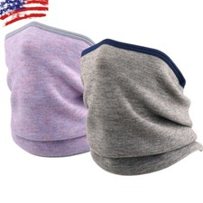 Neck Gaiter Bandana Face Mask Winter Fleece Scarf Gator Head Cover for Men Women