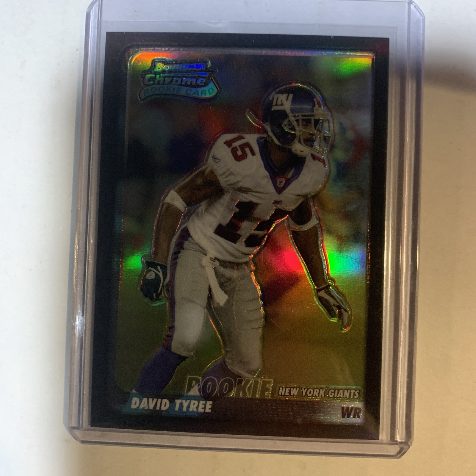 DAVID TYREE 2003 BOWMAN CHROME ROOKIE REFRACTOR RC #204 - /500