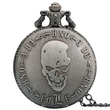 Japan Anime Death Note Pocket Watch Necklace Chain for Men Women Halloween Gifts
