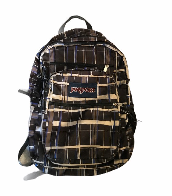 checkered jansport backpack