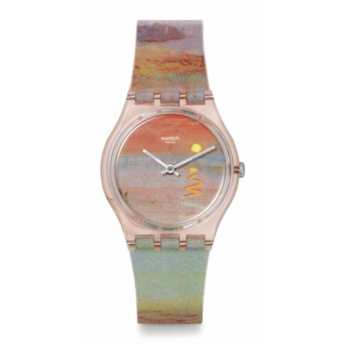 Swatch Unisex TURNER'S SCARLET SUNSET SO28Z700 TATE GALLERY