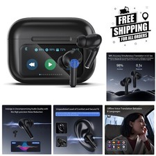 AI Translation Earbuds - Real-Time 74 Languages  Accents, 15 Hours Battery