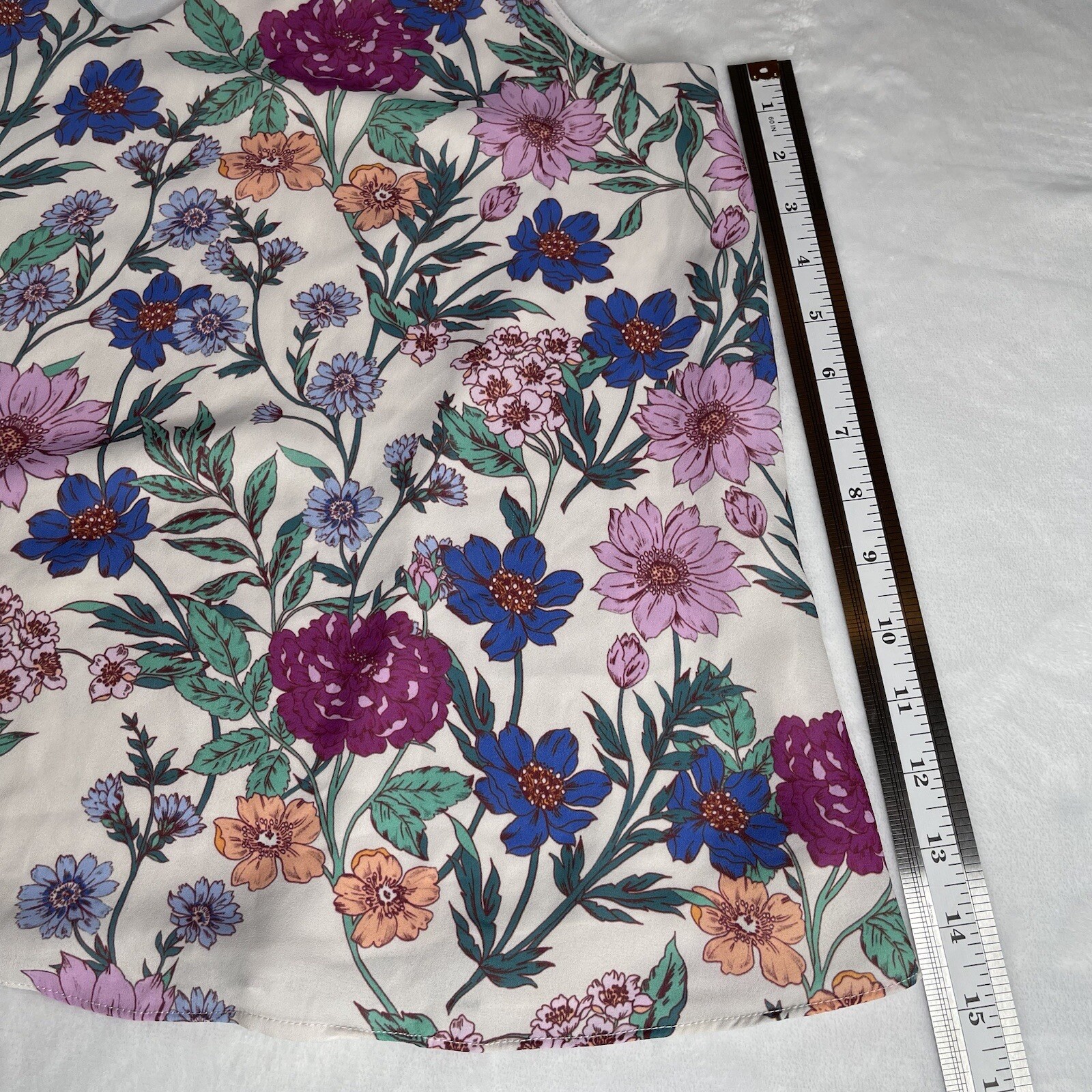 Tabitha Webb Multicolor Floral Polyester Sleevele… - image 6