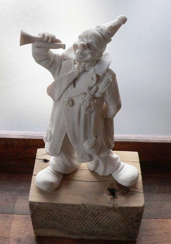 Clown Figur weiß für Sammler und gute Laune Geschenk Deko - Bild 14 von 16