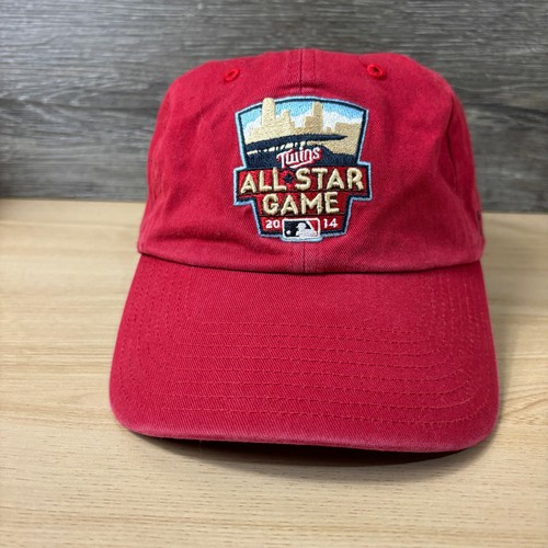 Minnesota Twins Hat Strap Back Red MLB Baseball All Star Game Adjustable '47 - Picture 2 of 10