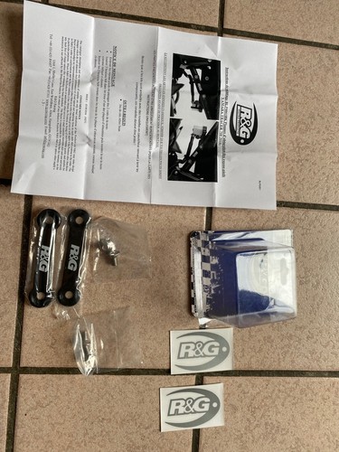 Paire de Caches repose-pieds arrière R&G RACING pour Yamaha Tracer 700 2016-2020 - Photo 5/6