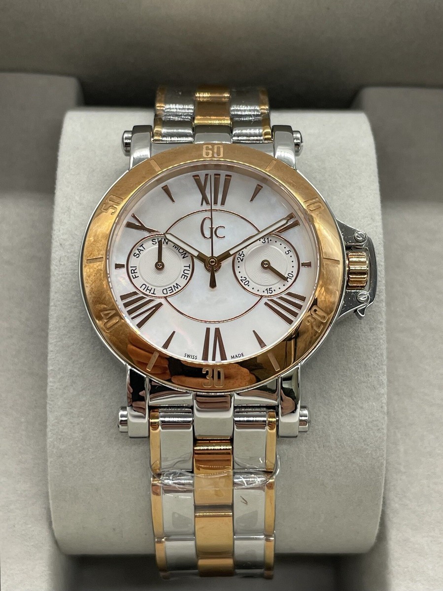 Guess Collection two-Tone Silver/Rose Gold multifunction  display picture 1