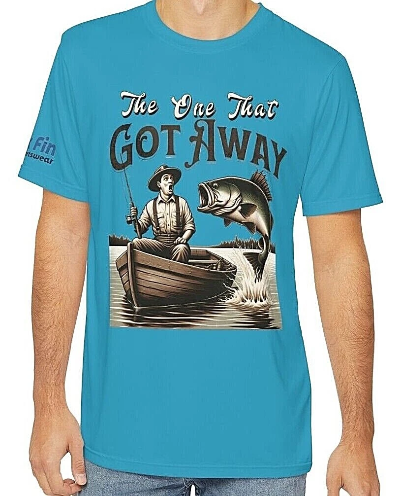 Lightweight Moisture Wicking Short Sleeve Fishing T-Shirt By Kick Fin Sportswear