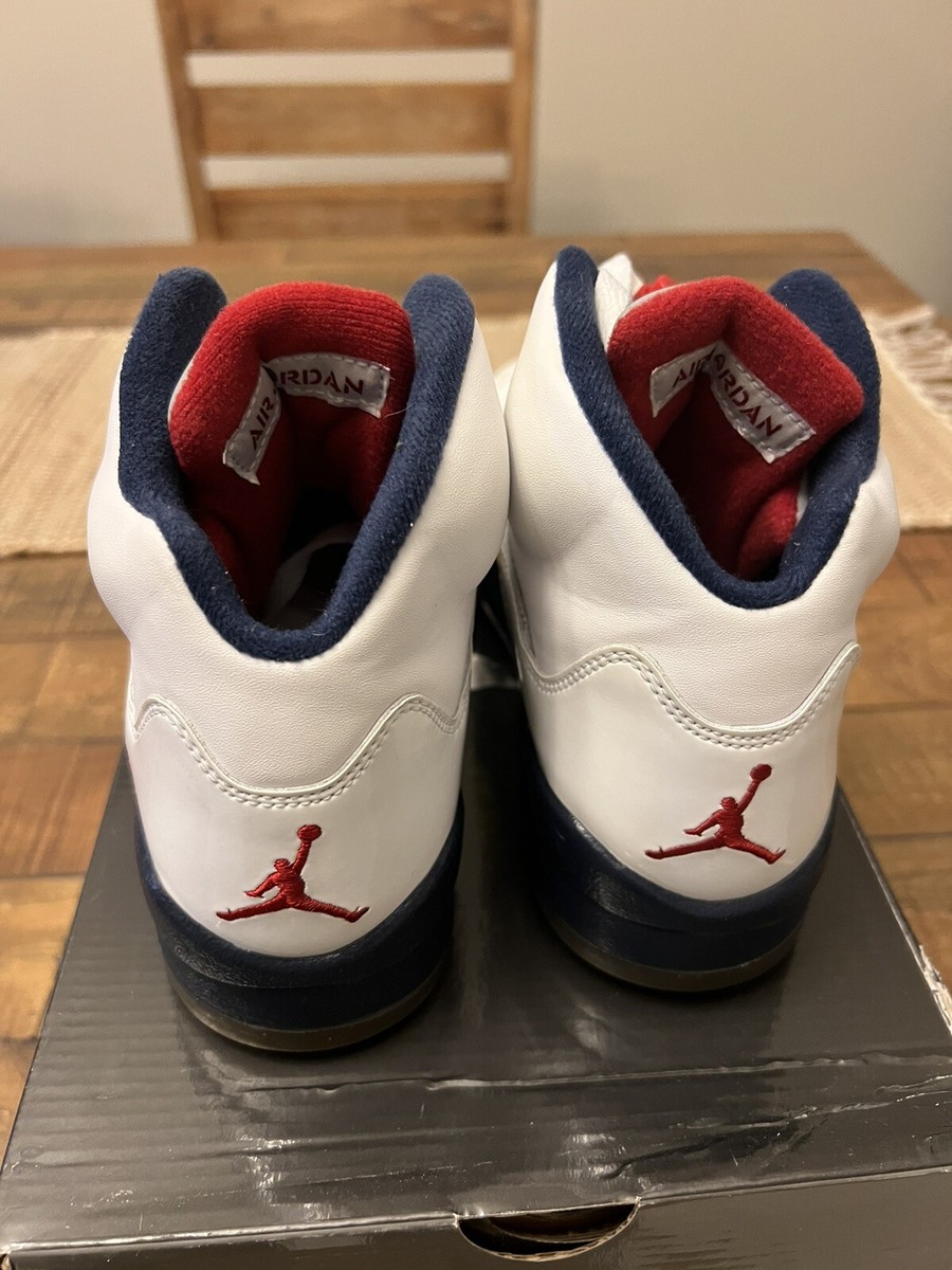 Nike Air Jordan 5 Retro Olympic 440888 103 2011 Size 5.5
