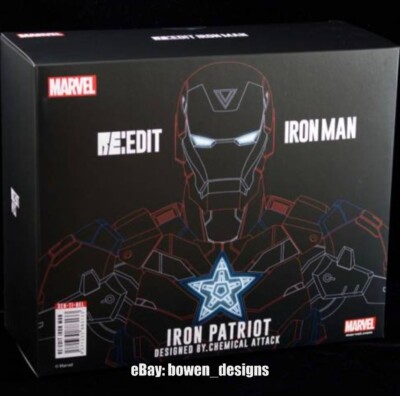 MARVEL IRON PATRIOT RE:EDIT フィギュア US Seller) Sentinel Marvel RE:EDIT #03 Iron Patriot SDCC