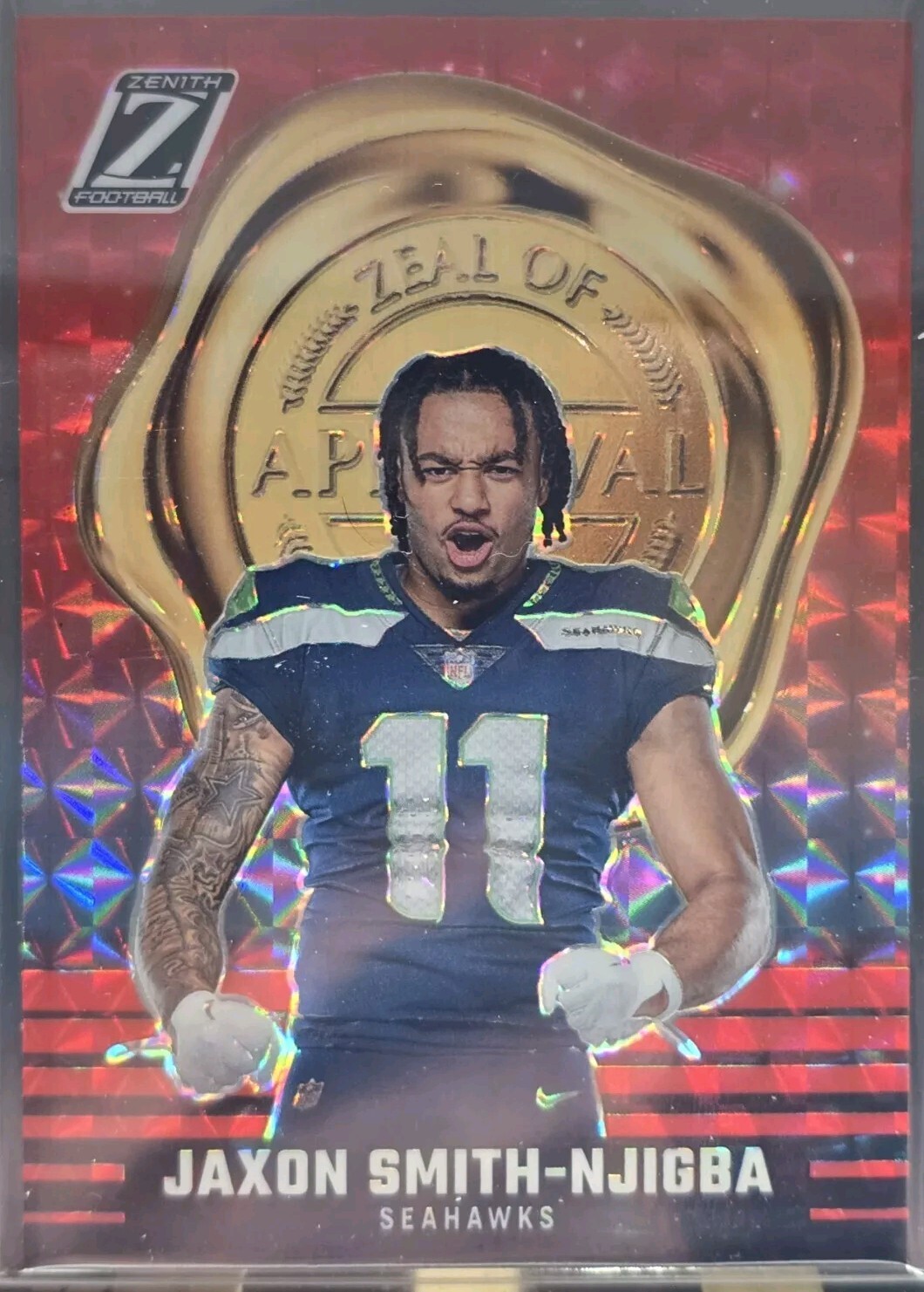 2023 Panini Zenith - Jaxon Smith-Njigba - Zeal of Approval Red #29 RC, SP