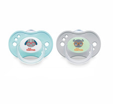 Nuk First Essentials Silicone Orthodontic Pacifier 2-Pack Size 0-6 Months