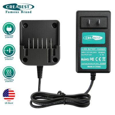 36V Charger for Worx WA3536 WA3734 WG268E.9 WG568E.9 WG368 WG776 Li-ion Battery
