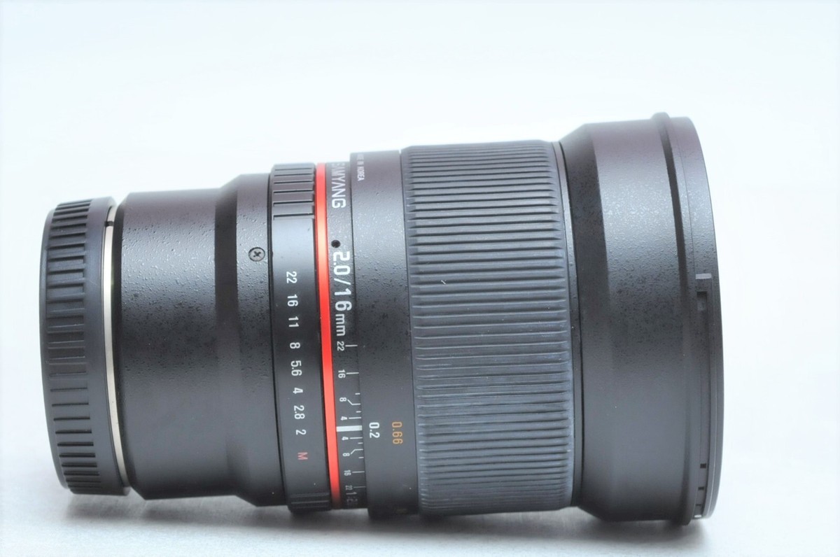 Samyang 16mm f/2.0 ED AS UMC CS MF Lens for Canon EF-M Mount Samyang 16mm f/2.0 ED AS UMC CS MF Lens for Canon EF-M Mount