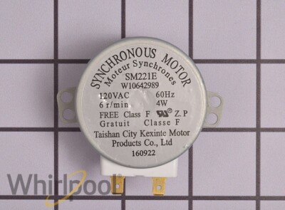 New Genuine OEM Whirlpool Microwave Turntable Motor W10642989