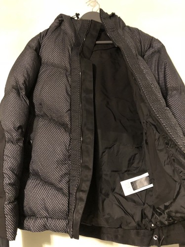 Rag & Bone Goose Daunen Kapuze schwarz grau Puffermantel NEU (Größe: klein) - Bild 9 von 11