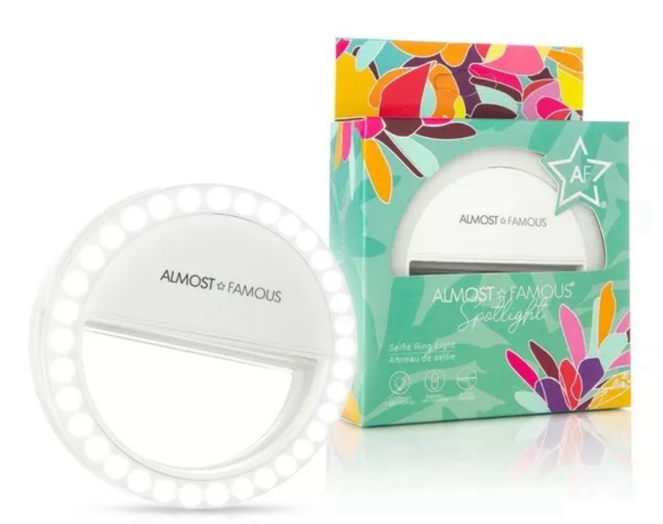 Almost Famous Spotlight Selfie Light Little Ring Stocking Stuffer Xmas NIB