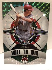 2022 Panini Mosaic Will To Win Green Prizm PETE ROSE #WW-6