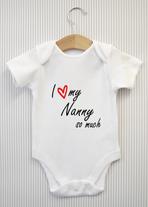 i love nanny baby grow