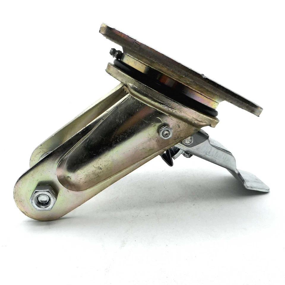 Rueda de bloqueo de placa giratoria Blickle 8" Foto 4 de 4